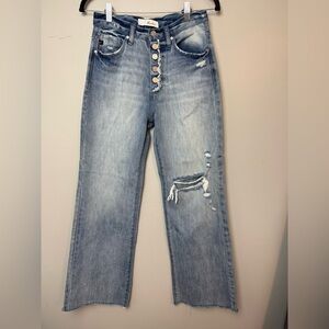KanCan Flare White Washed‎ Jeans Size 3/25